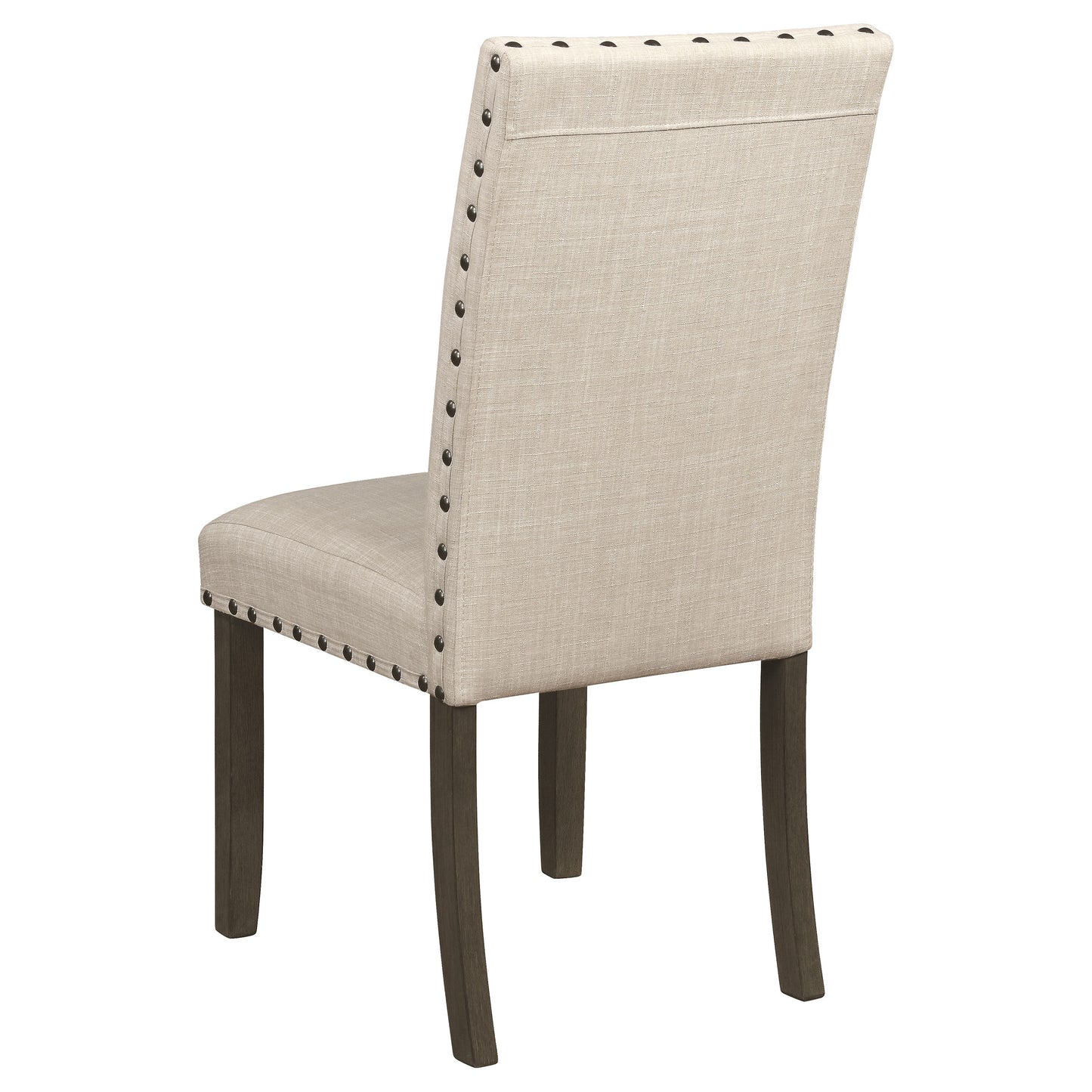 Ralland Upholstered Side Chairs Beige and Rustic Brown (Set of 2)