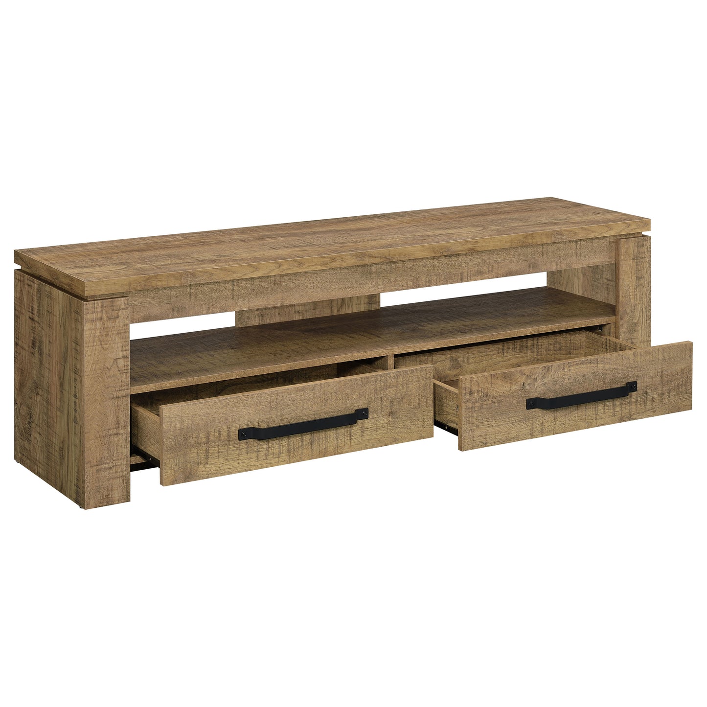 Elkton 2-drawer Engineered Wood 59" TV Stand Mango