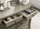 Alderwood 9-drawer Dresser with Mirror French Grey