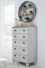 Load image into Gallery viewer, Haven Bay Queen Panel Bed with Mirrored Dresser and Chest
