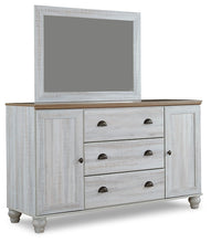 Load image into Gallery viewer, Haven Bay King Panel Bed with Mirrored Dresser and Chest
