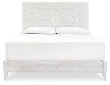 Load image into Gallery viewer, Paxberry King Panel Bed with Mirrored Dresser, Chest and Nightstand

