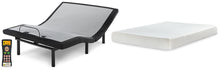 Load image into Gallery viewer, Chime 8 Inch Memory Foam Mattress with Adjustable Base
