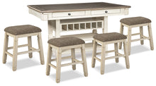 Load image into Gallery viewer, Bolanburg Counter Height Dining Table and 4 Barstools
