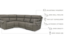 Load image into Gallery viewer, Starbot 4-Piece Power Reclining Sectional
