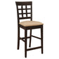 Gabriel 7-piece Square Counter Height Dining Set Cappuccino