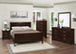 Louis Philippe 4-piece Eastern King Bedroom Set Cappuccino