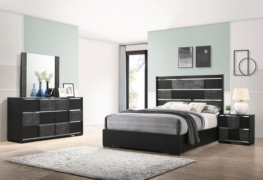 Blacktoft 4-piece Queen Bedroom Set Black