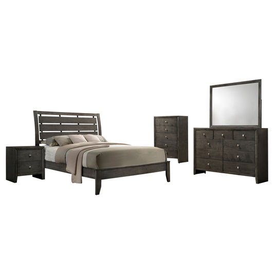 Serenity 5-piece Eastern King Bedroom Set Mod Grey