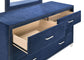 Melody 4-piece Eastern King Bedroom Set Pacific Blue