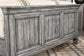 Avenue Wood Queen Panel Bed Weathered Grey