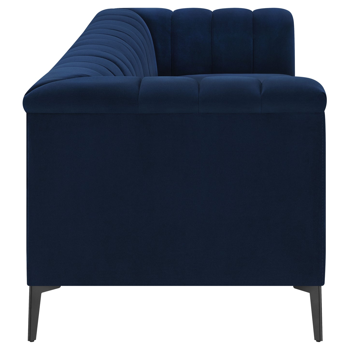 Chalet 2-piece Tuxedo Arm Living Room Set Blue