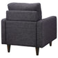 Watsonville Tufted Back Chair Grey