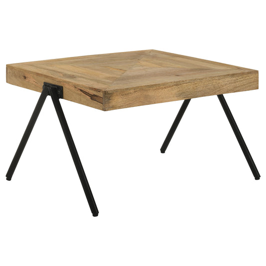 Avery Rectangular Solid Mango Wood Coffee Table Natural