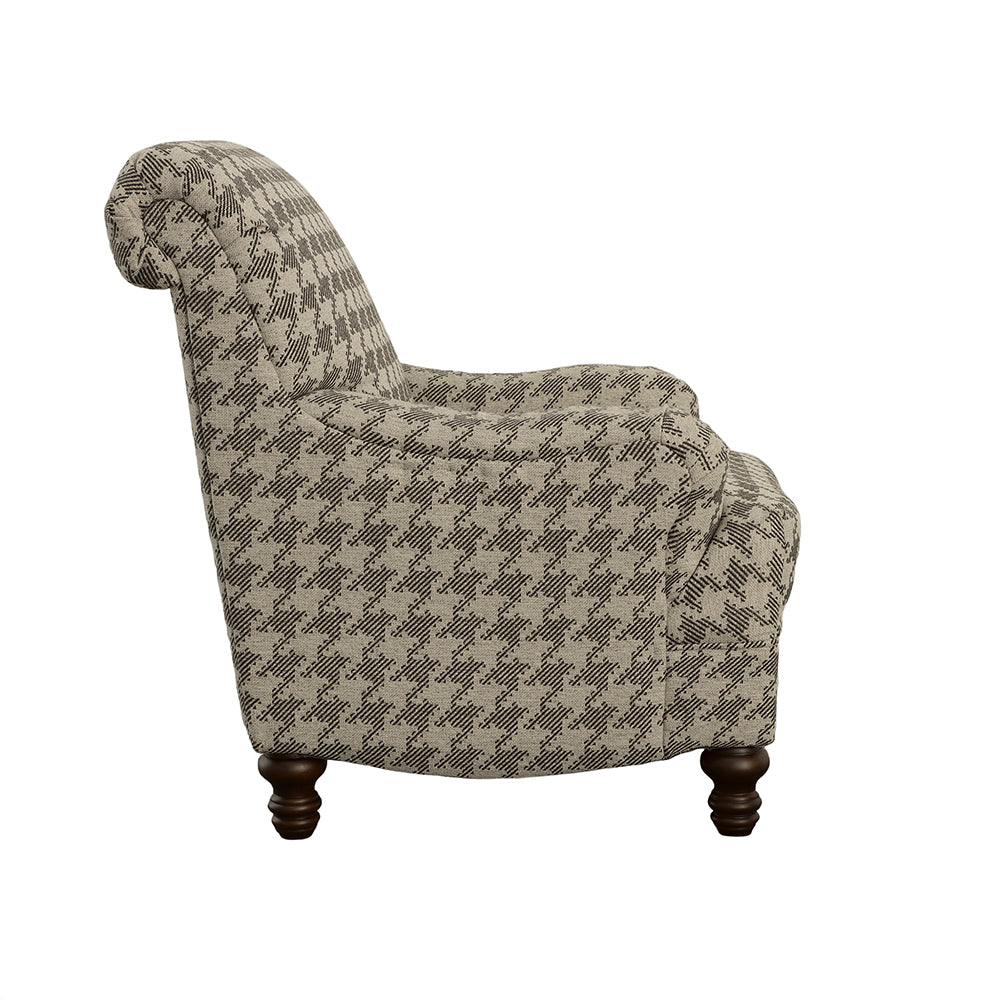 Glenn Upholstered Accent Chair Grey